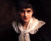 古斯塔夫 让 雅凯 : Portrait of a Gentlewoman